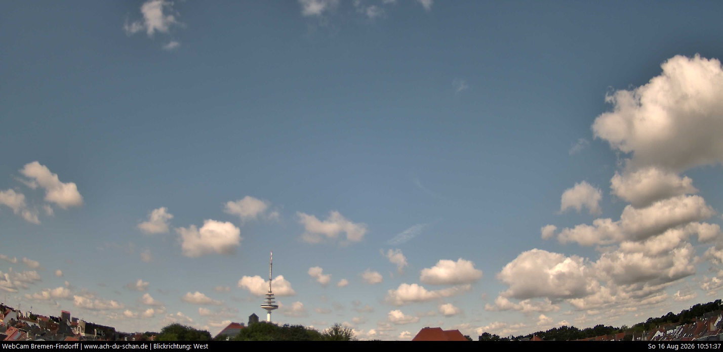 Aktuelles WebCam-Bild aus Bremen-Findorff